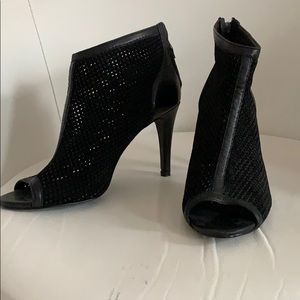 ASH open toed ankle booties